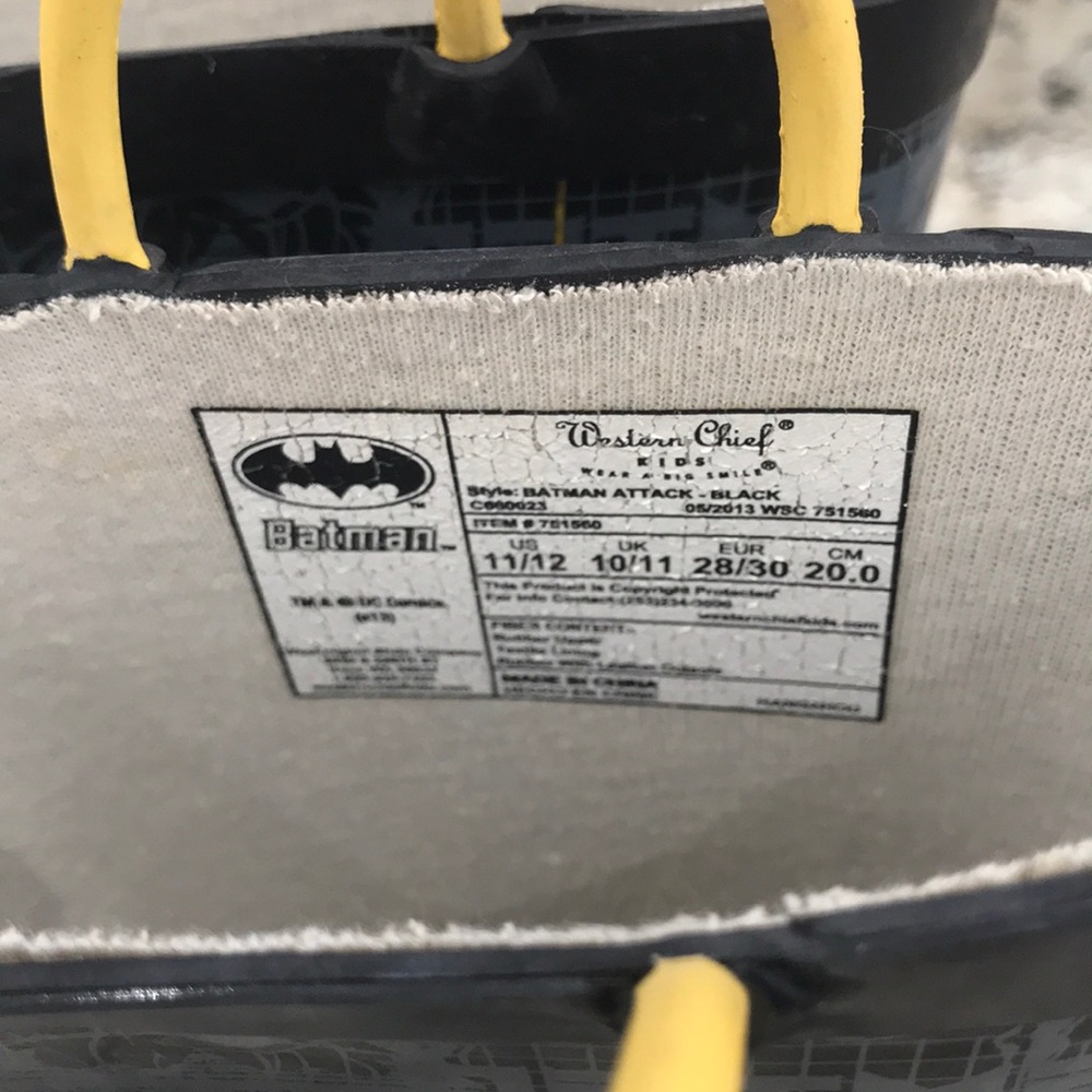 Western Chief Batman Rainboots - Picture 7 of 8
